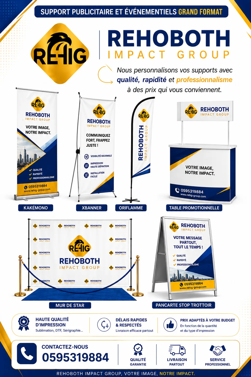 SUPPORT PUBLICITAIRES ET EVENEMENTIELS GRAND FORMAT