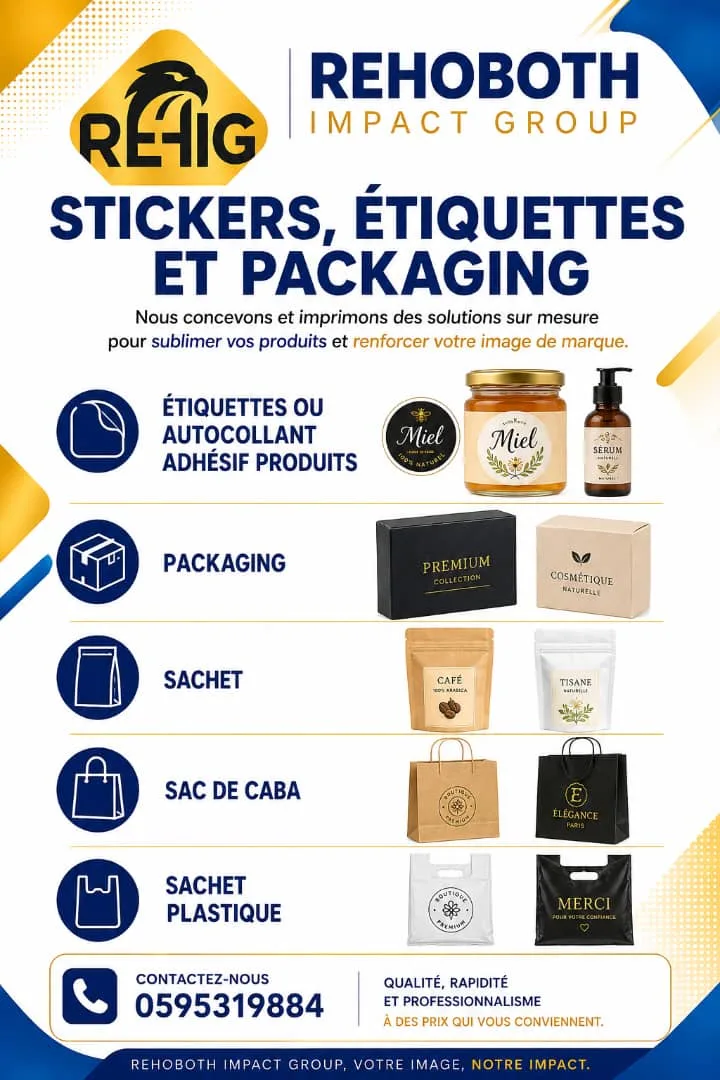 STICKER, ETIQUETTE ET PACKAGING