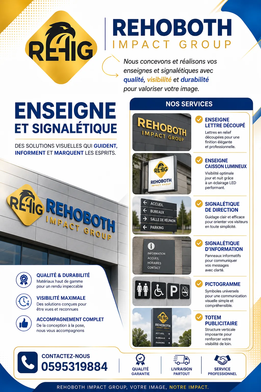 ENSEIGNES ET SIGNALETIQUES